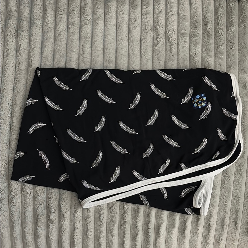 Kickee Pants Feather Print Blanket